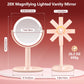 20X Magnifying Makeup Mirror Lighted Dual Sided Mirror