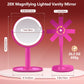 20X Magnifying Makeup Mirror Lighted Dual Sided Mirror