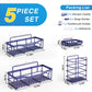 EUDELE Adhesive Shower Caddy 5 Pack Rustproof Organizer