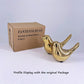 FANTESTICRYAN Gold Bird Statues Modern Decorative Ornaments