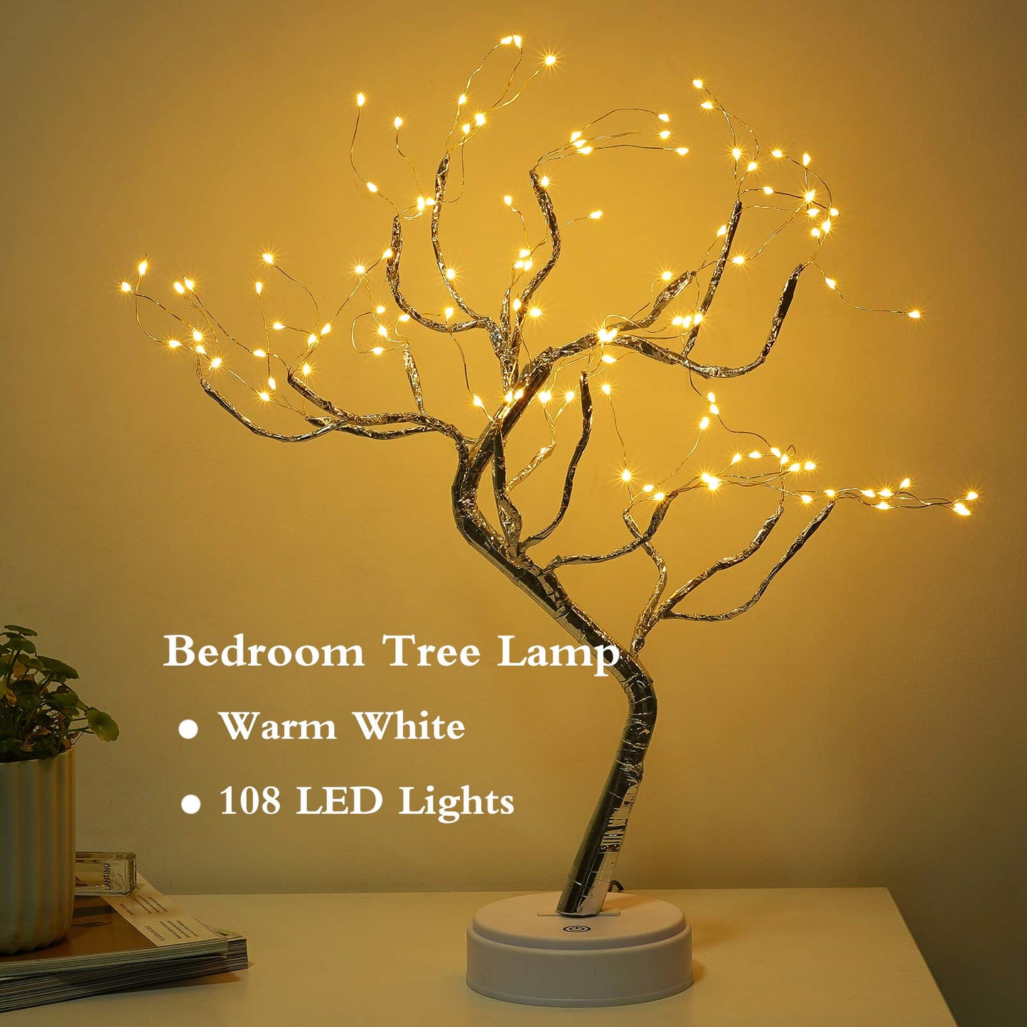 Bonsai Fairy Spirit Tree Lamp 20 Inch LED Lighted Tree Decor