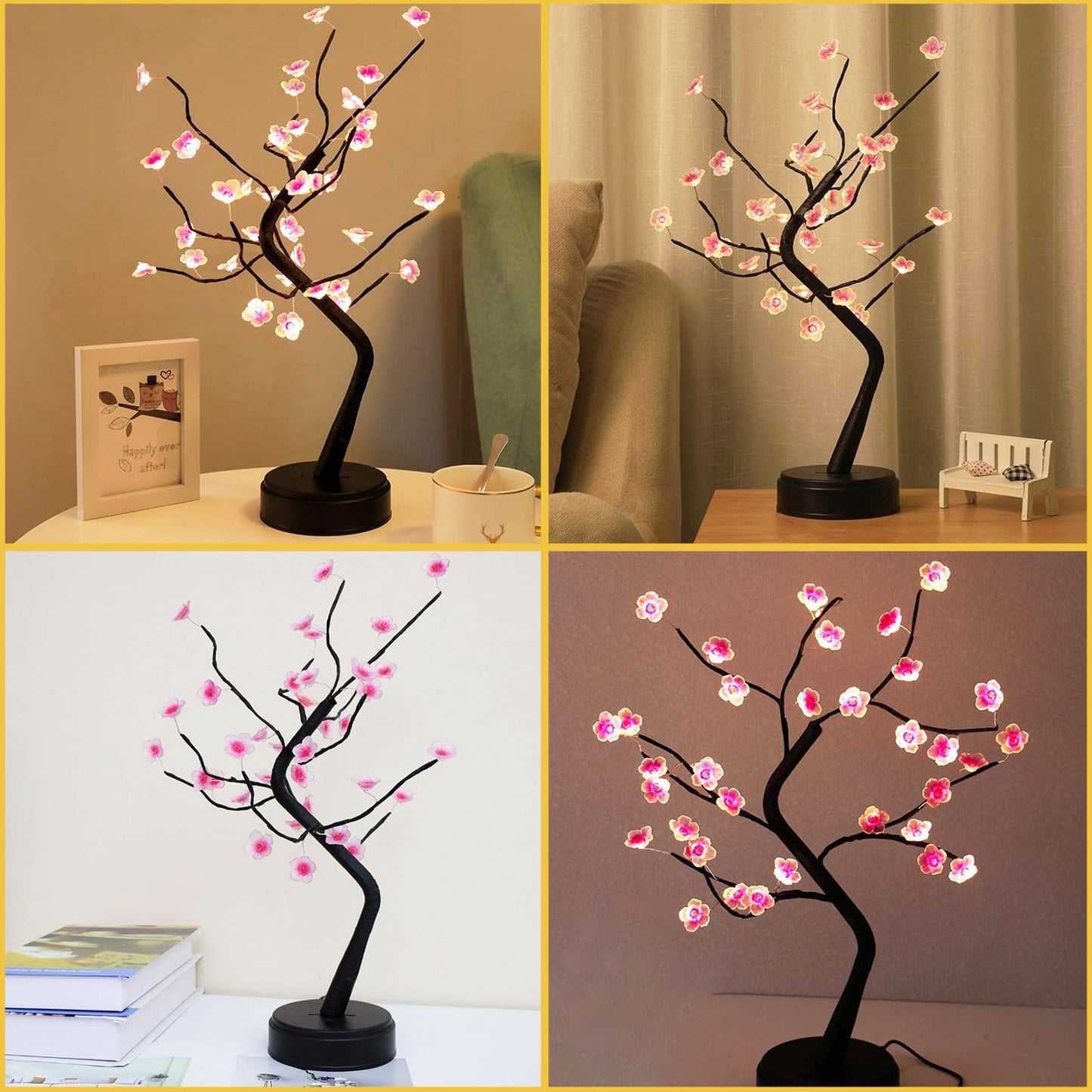 Bonsai Fairy Spirit Tree Lamp 20 Inch LED Lighted Tree Decor