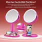 20X Magnifying Makeup Mirror Lighted Dual Sided Mirror