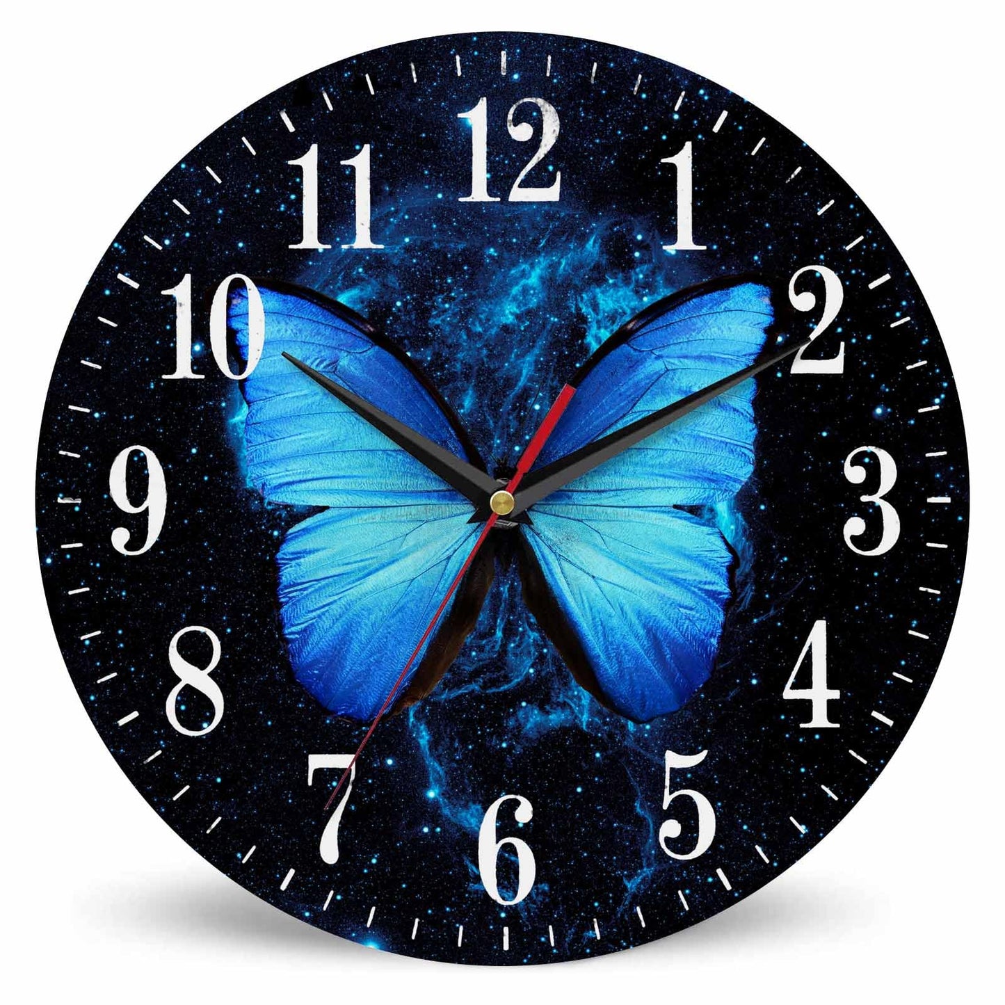 Mxocom Wheel Wall Clock Modern Car Tire Style Clock 10 Inch