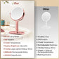 20X Magnifying Makeup Mirror Lighted Dual Sided Mirror