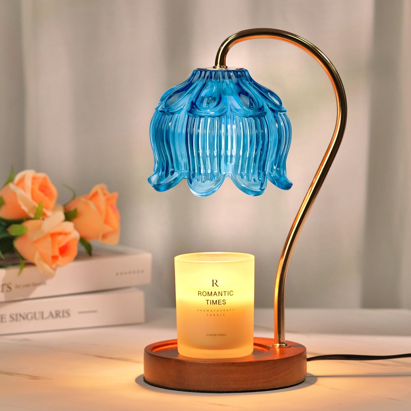 Funistree Flower Candle Warmer Lamp with Timer