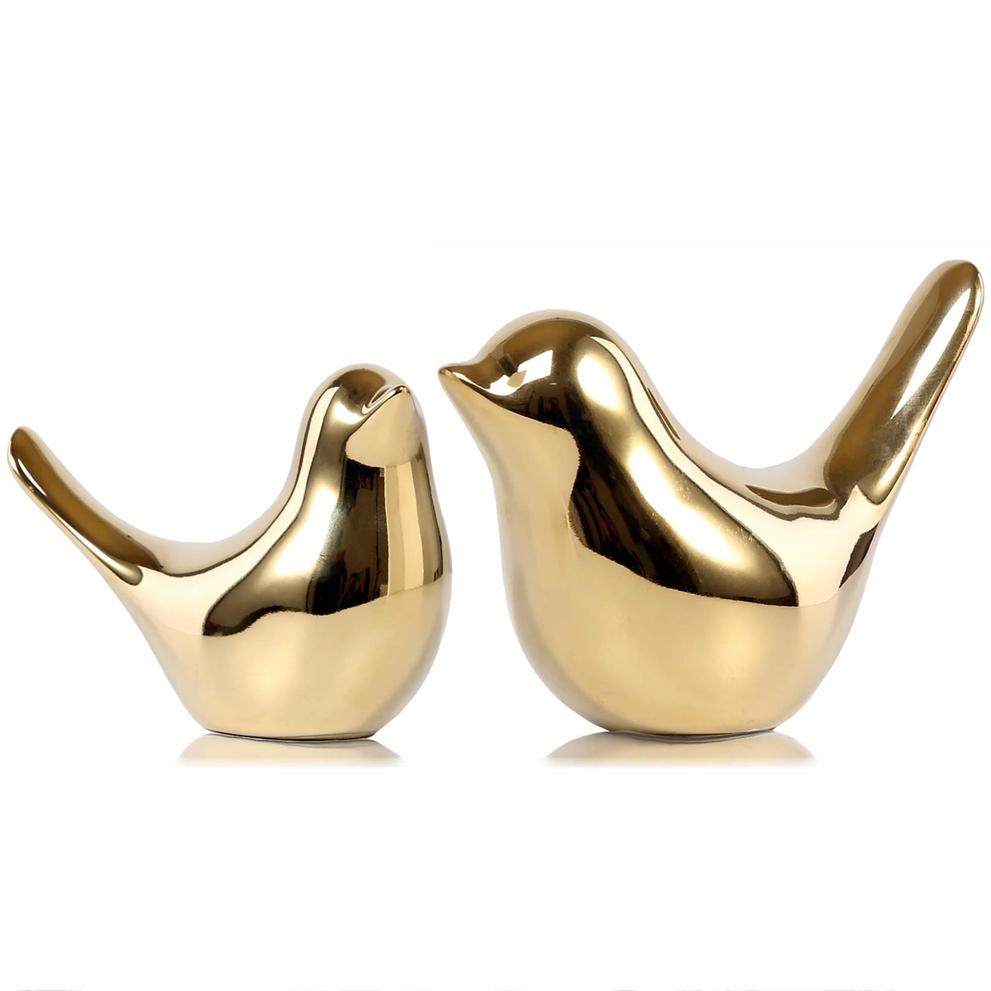 FANTESTICRYAN Gold Bird Statues Modern Decorative Ornaments