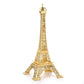 ESHATO Eiffel Tower Statue Gold Metal Decorative Figurine 7 Inch