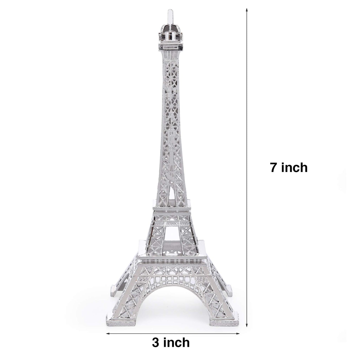 ESHATO Eiffel Tower Statue Gold Metal Decorative Figurine 7 Inch