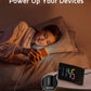 GOLOZA Projection Alarm Clock 180 Degree Rotating LED Clock