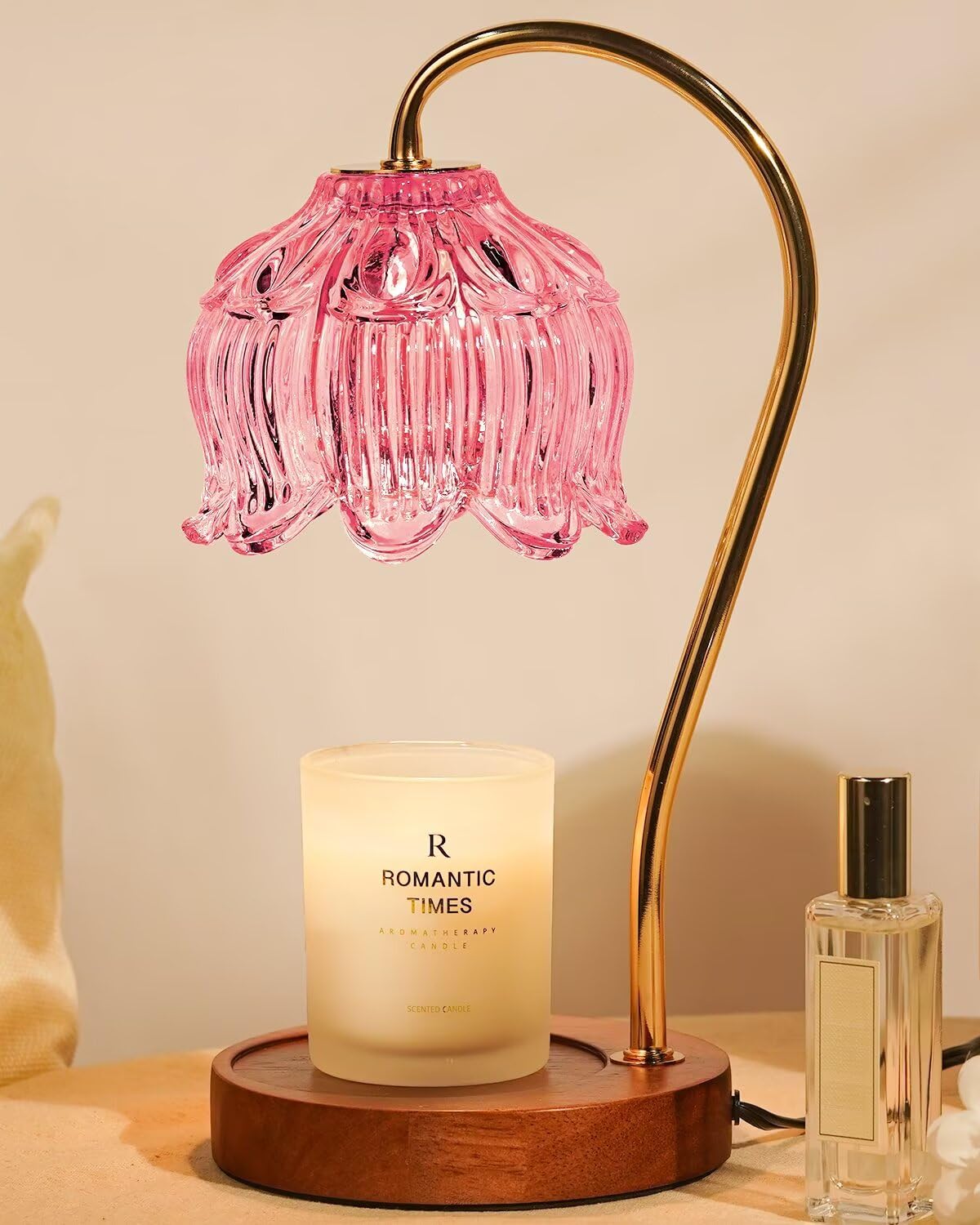 Funistree Flower Candle Warmer Lamp with Timer