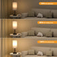 Fenmzee Rose Gold Crystal Touch Lamp 3 Way Dimmable with USB
