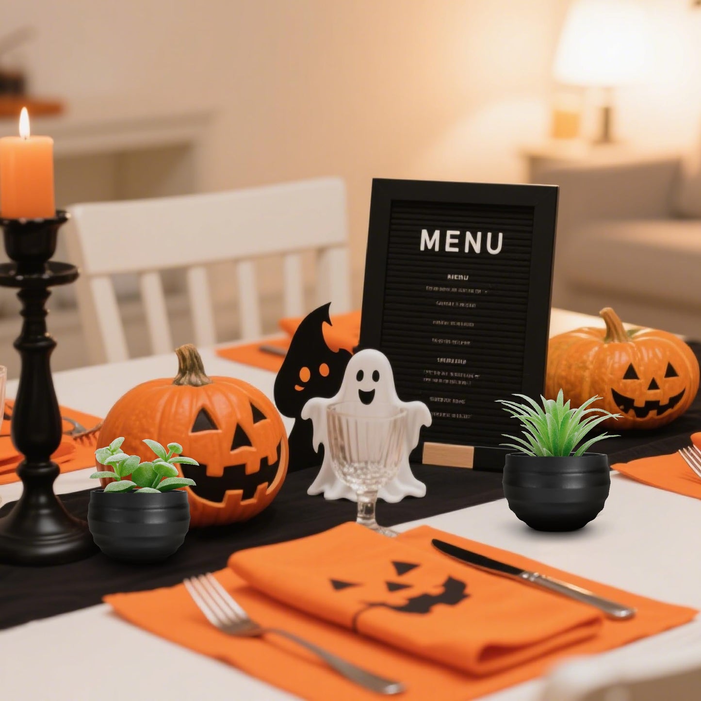 Der Rose 6 Pack Small Succulent Plants Faux Potted Greenery