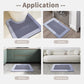 3PCS GORILLA GRIP Bath Rug Soft Chenille Absorbent Mat