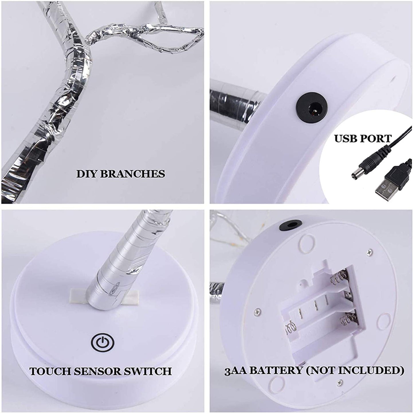 Bonsai Fairy Spirit Tree Lamp 20 Inch LED Lighted Tree Decor