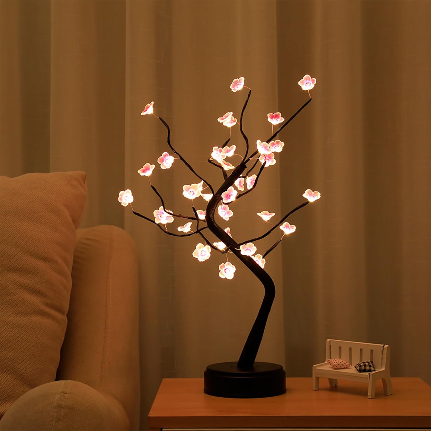 Bonsai Fairy Spirit Tree Lamp 20 Inch LED Lighted Tree Decor