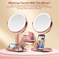 20X Magnifying Makeup Mirror Lighted Dual Sided Mirror