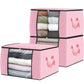 Fab Totes Clothes Storage Bags 6 Pack Foldable Organizers