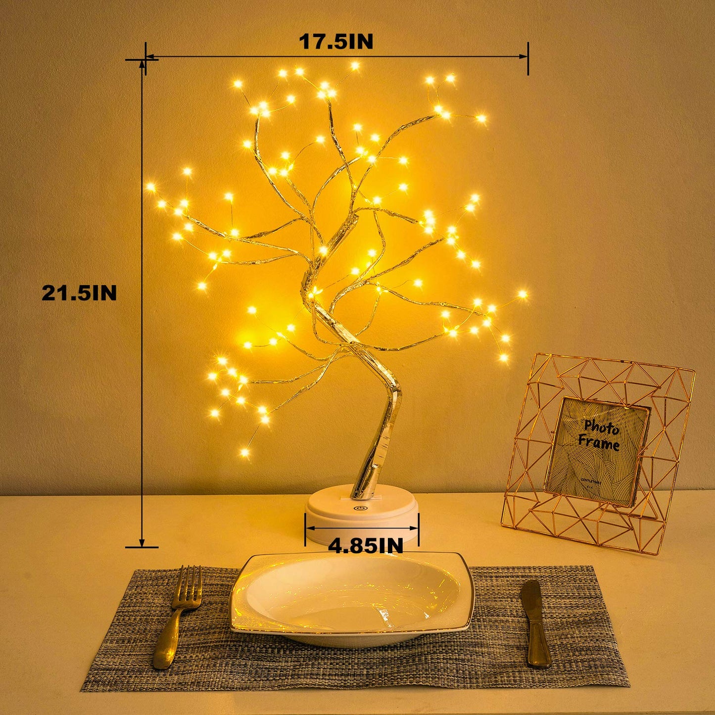 Bonsai Fairy Spirit Tree Lamp 20 Inch LED Lighted Tree Decor