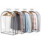 Liuoud Clear Garment Bags 4 Pack 40 Inch Gusseted Suit Covers