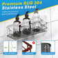 EUDELE Adhesive Shower Caddy 5 Pack Rustproof Organizer