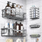 EUDELE Adhesive Shower Caddy 5 Pack Rustproof Organizer
