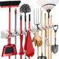 Homeit Mop and Broom Holder Wall Mount Organizer