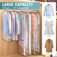 Liuoud Clear Garment Bags 4 Pack 40 Inch Gusseted Suit Covers
