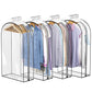 Liuoud Clear Garment Bags 4 Pack 40 Inch Gusseted Suit Covers