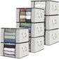 Fab Totes Clothes Storage Bags 6 Pack Foldable Organizers