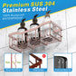 EUDELE Adhesive Shower Caddy 5 Pack Rustproof Organizer