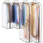 Liuoud Clear Garment Bags 4 Pack 40 Inch Gusseted Suit Covers