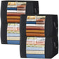 Fab Totes Clothes Storage Bags 6 Pack Foldable Organizers