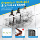 EUDELE Adhesive Shower Caddy 5 Pack Rustproof Organizer