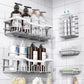 EUDELE Adhesive Shower Caddy 5 Pack Rustproof Organizer