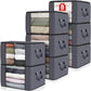 Fab Totes Clothes Storage Bags 6 Pack Foldable Organizers