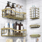 EUDELE Adhesive Shower Caddy 5 Pack Rustproof Organizer