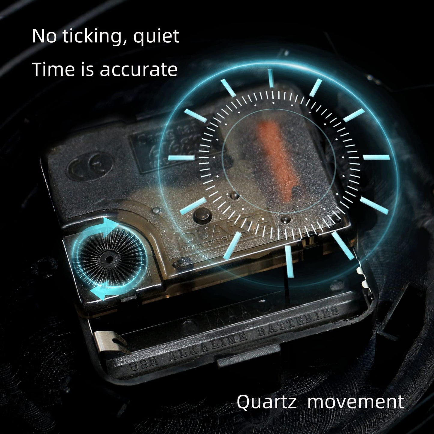 Metal Motorcycle Wall Clock Bronze Decorative Shelf Clock