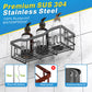 EUDELE Adhesive Shower Caddy 5 Pack Rustproof Organizer