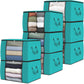 Fab Totes Clothes Storage Bags 6 Pack Foldable Organizers