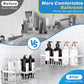 EUDELE Adhesive Shower Caddy 5 Pack Rustproof Organizer