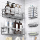 EUDELE Adhesive Shower Caddy 5 Pack Rustproof Organizer