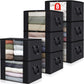 Fab Totes Clothes Storage Bags 6 Pack Foldable Organizers