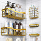 EUDELE Adhesive Shower Caddy 5 Pack Rustproof Organizer